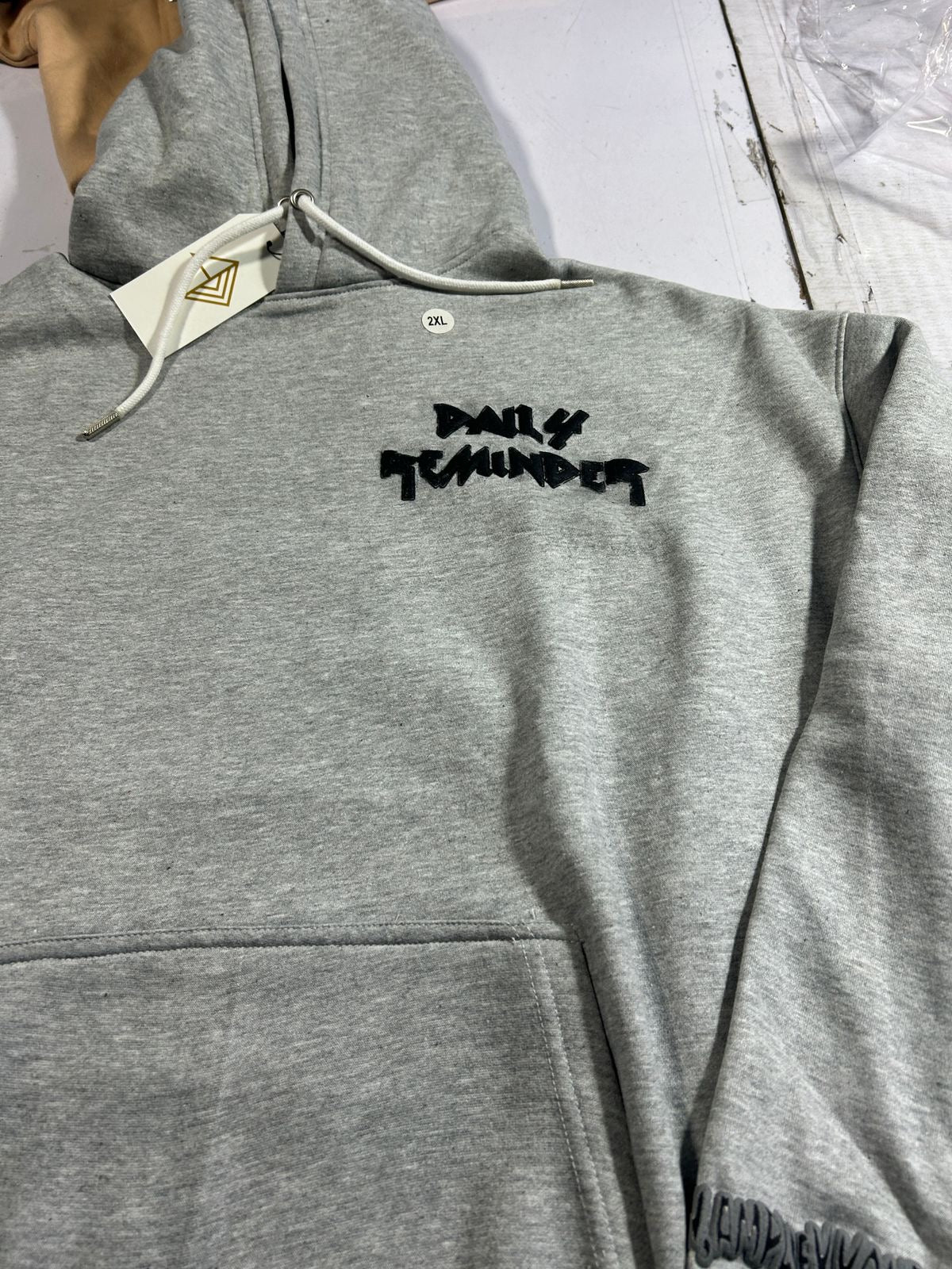 Daily Reminder Puff Print Hoodie